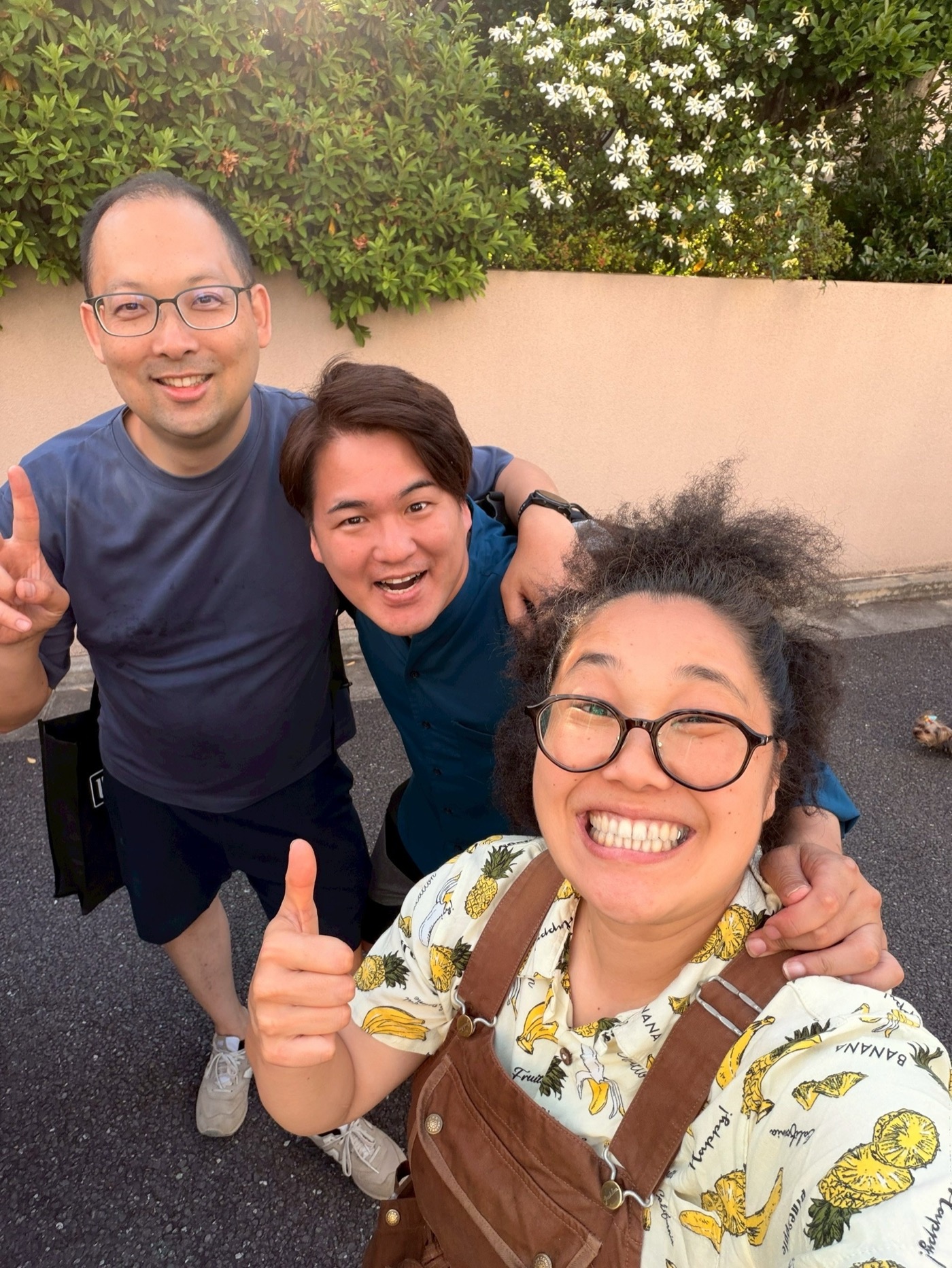 YORON BBQの3人 — 石原杏莉・山根一城・植田拓也